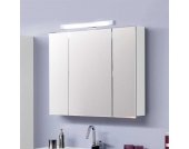 Badezimmer Spiegelschrank in Hochglanz Weiß Beleuchtung